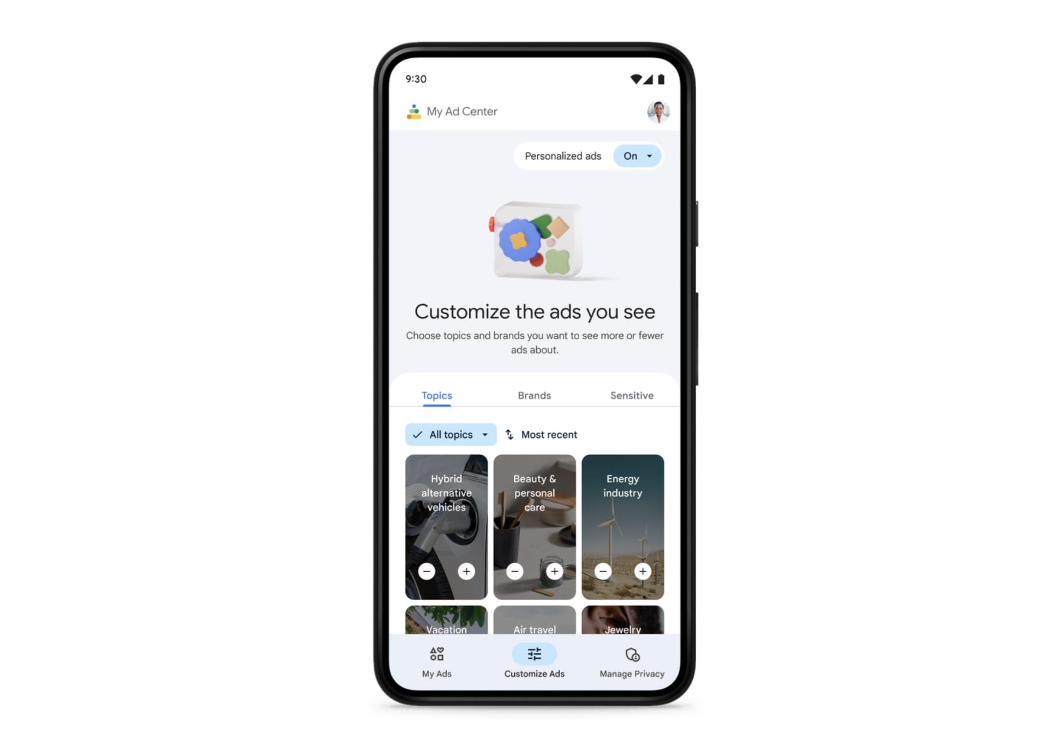 Google My Ad Center startet