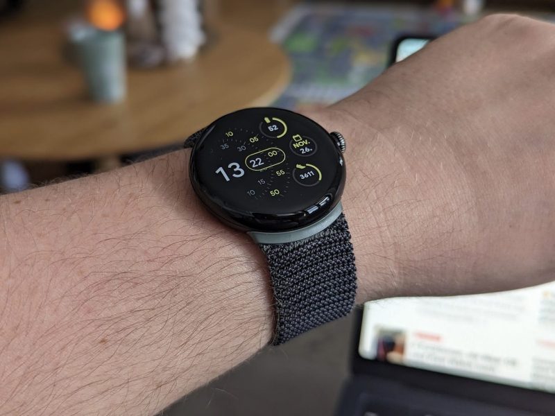 Google Pixel Watch Stoffarmband2