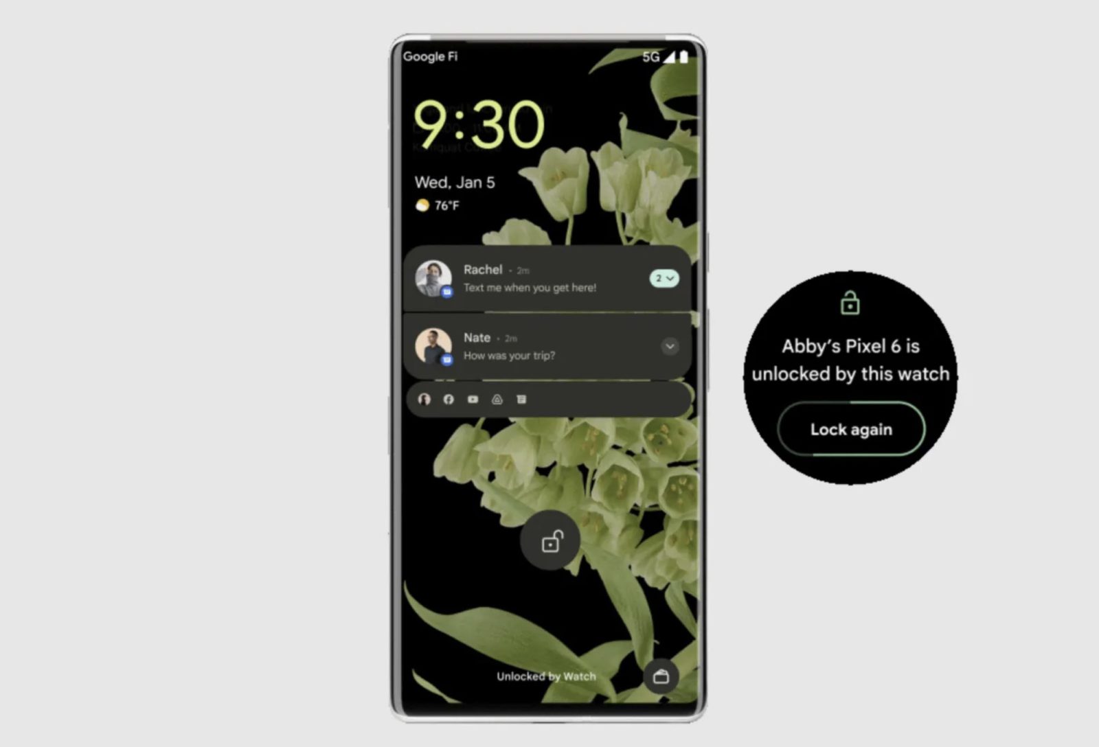 Pixel Watch Unlock