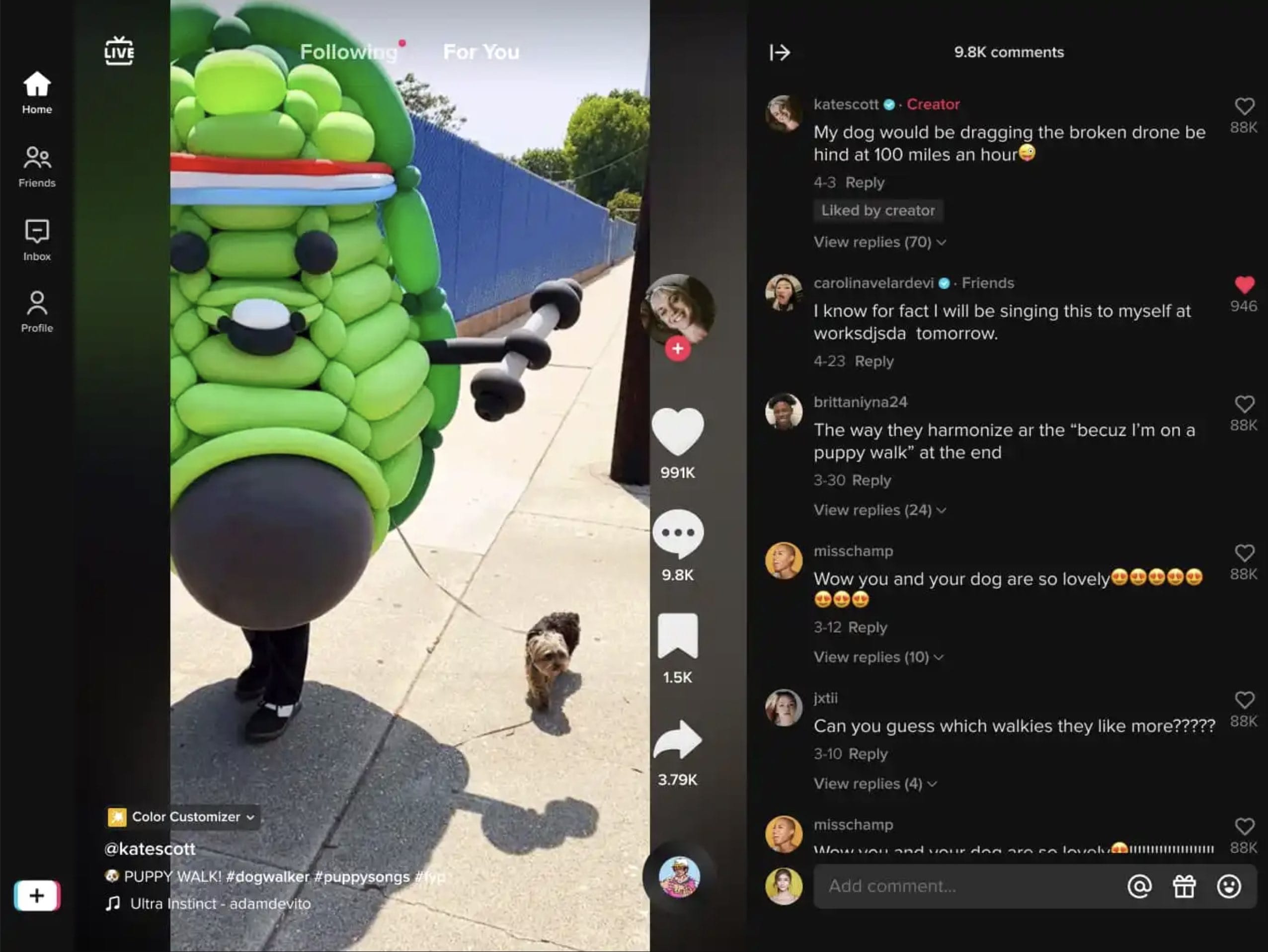 TikTok-Tablet-Modus