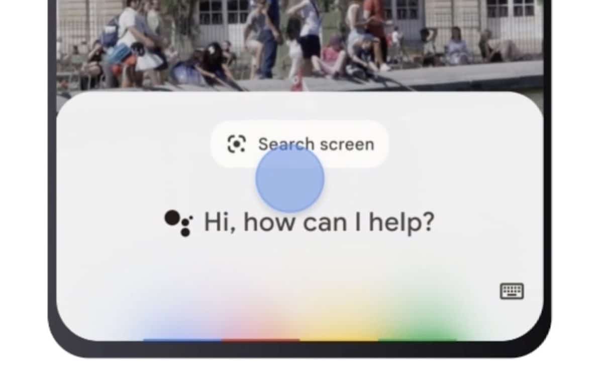 Search Screen Bildschirm durchsuchen Google Assistant Hero