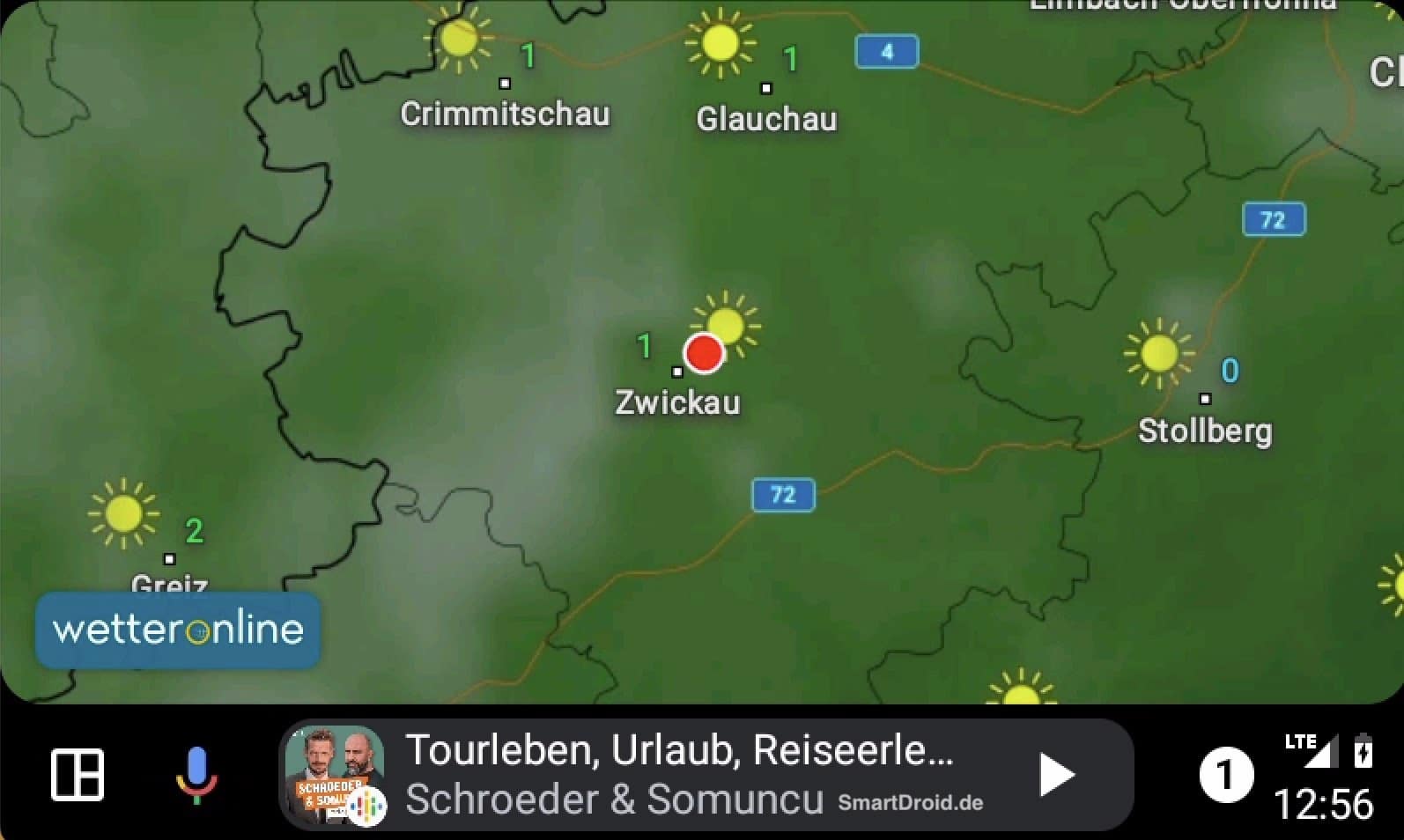 Wetter Online Android Auto 1