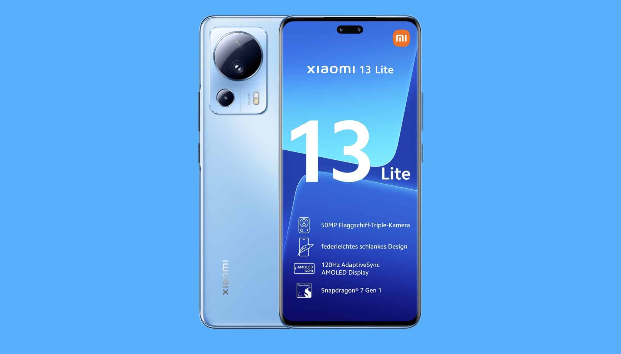 Xiaomi 13 Lite Blau